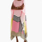 Pink Candy Stripe Kaftan