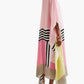 Pink Candy Stripe Kaftan