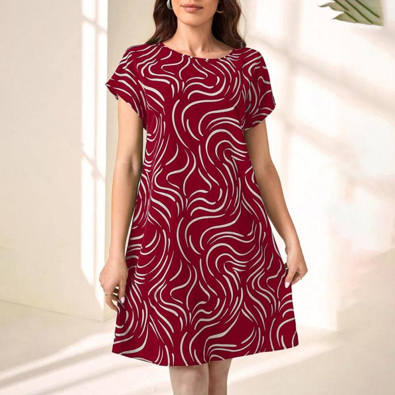 Fashionable Printed Dress