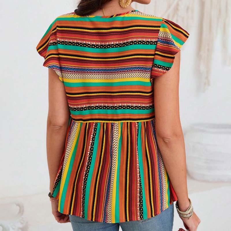 Colourful Striped T-Shirt