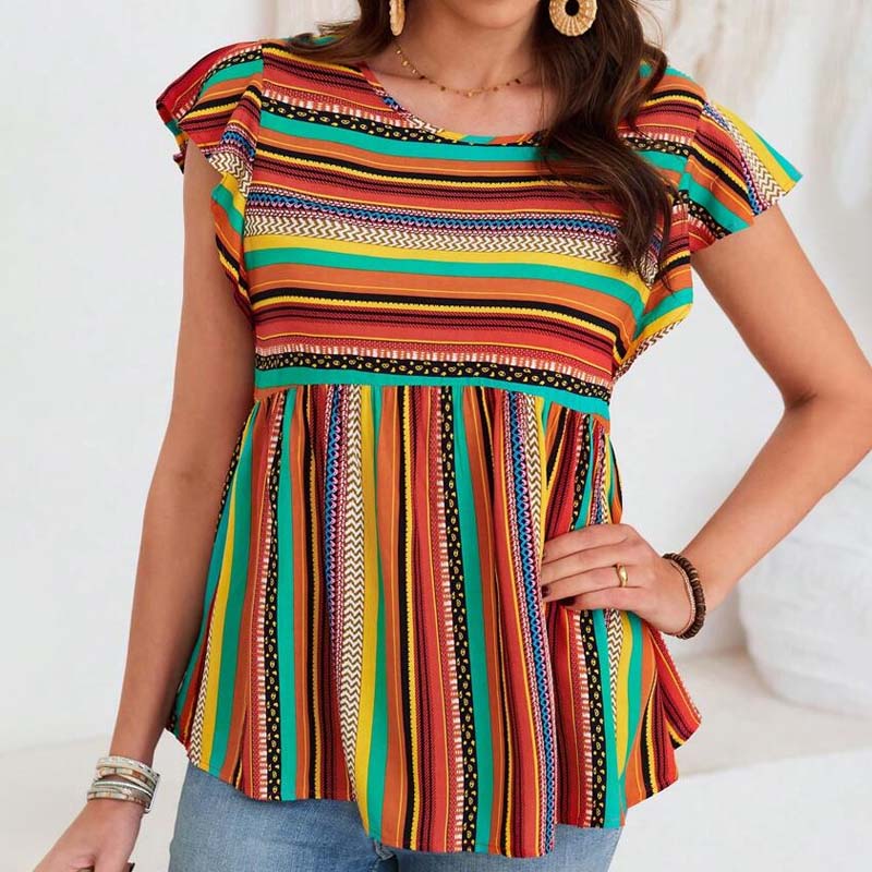 Colourful Striped T-Shirt