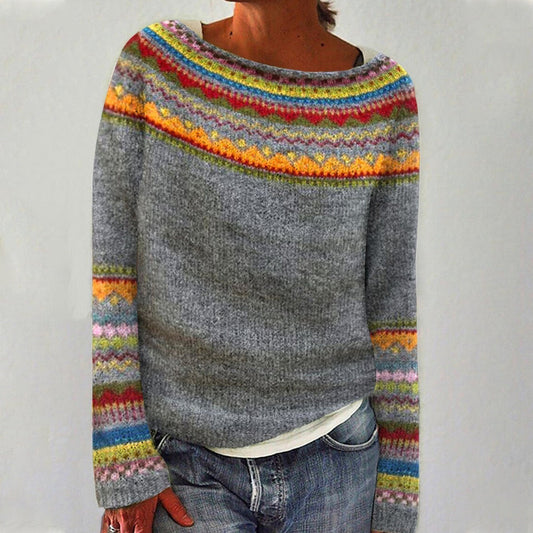 AVA | RETRO KNIT SWEATER