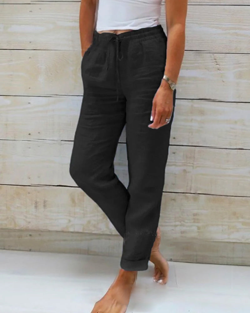 Amelia™ | Stretchy Linnen Pants