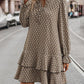 Print Long Sleeve Dress