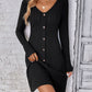 Black long sleeve dress