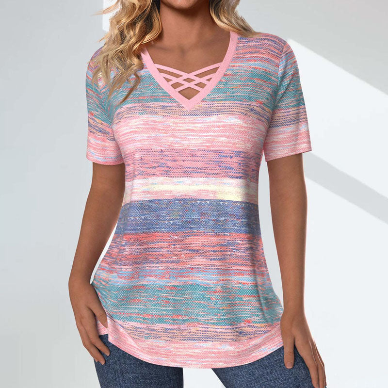 Casual Gradient Blouse