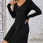 Black long sleeve dress