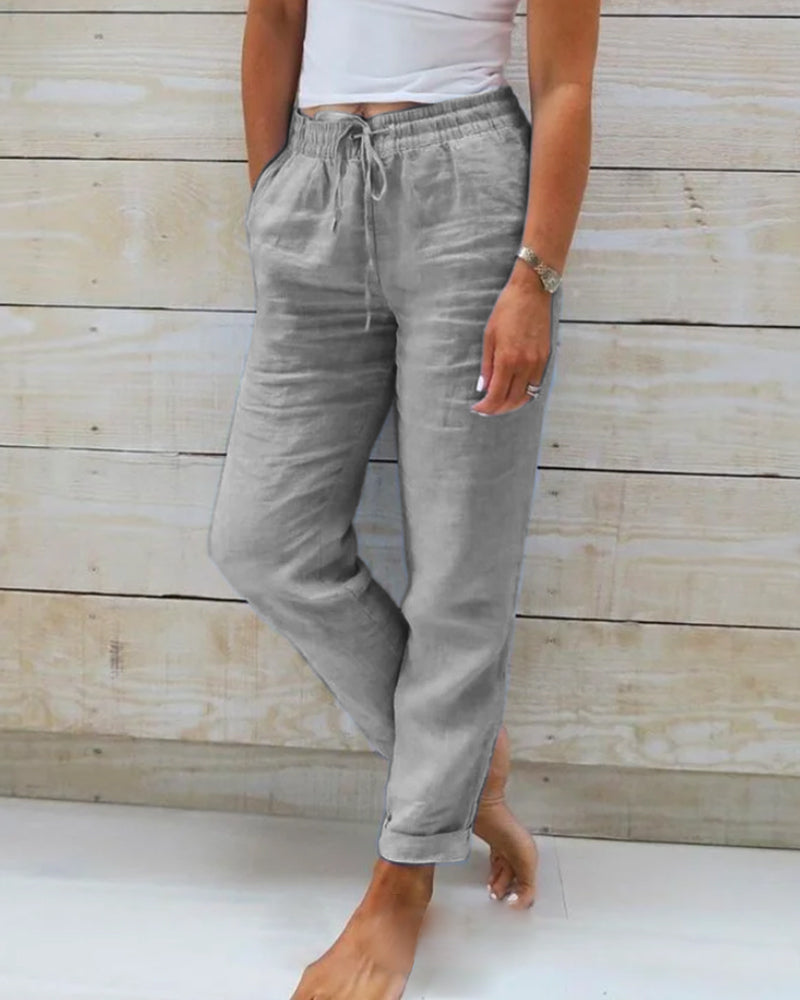 Amelia™ | Stretchy Linnen Pants