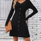 Black long sleeve dress