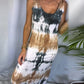 U Neck Sleeveless Maxi Dress