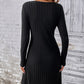 Black long sleeve dress