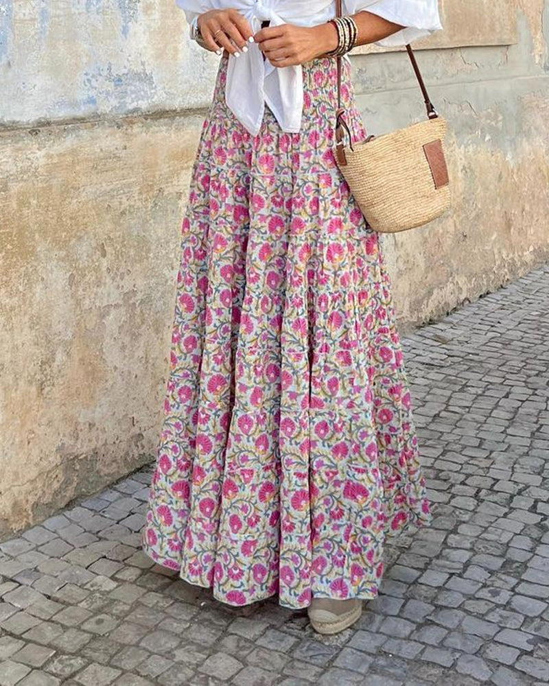 Floral skirt