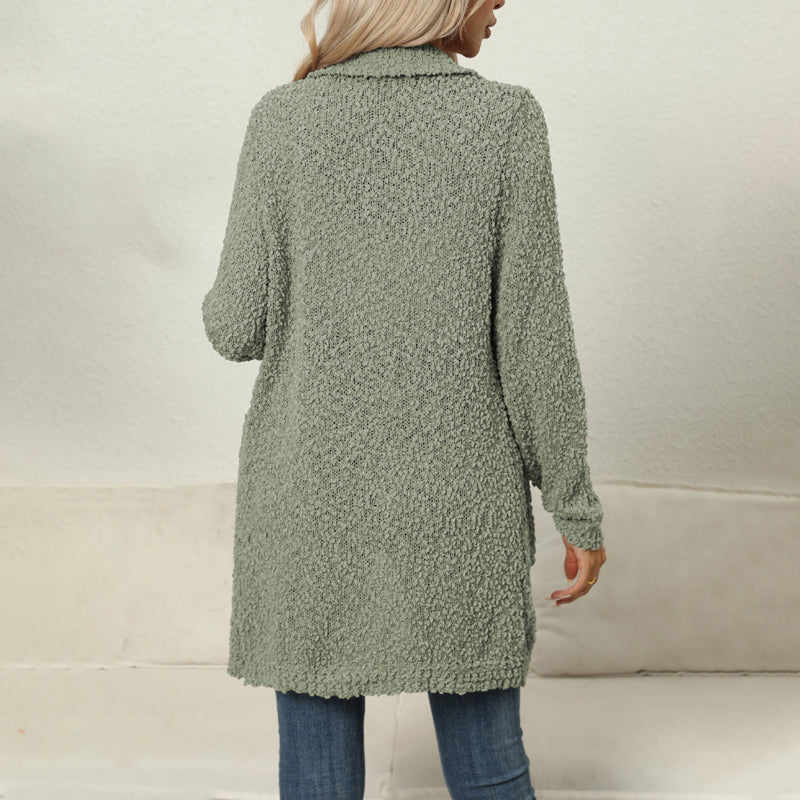 Casual Solid Colour Cardigan