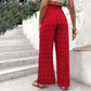 Casual Wide Leg Trousers