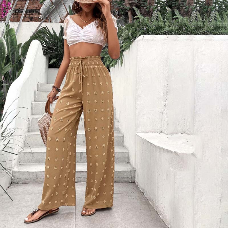 Casual Wide Leg Trousers