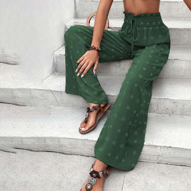 Casual Wide Leg Trousers