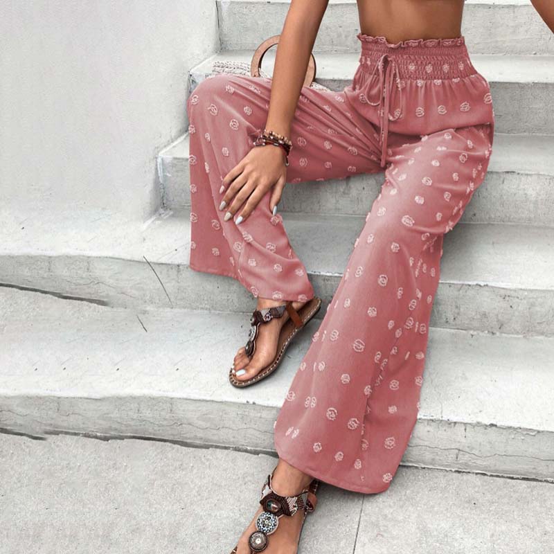 Casual Wide Leg Trousers