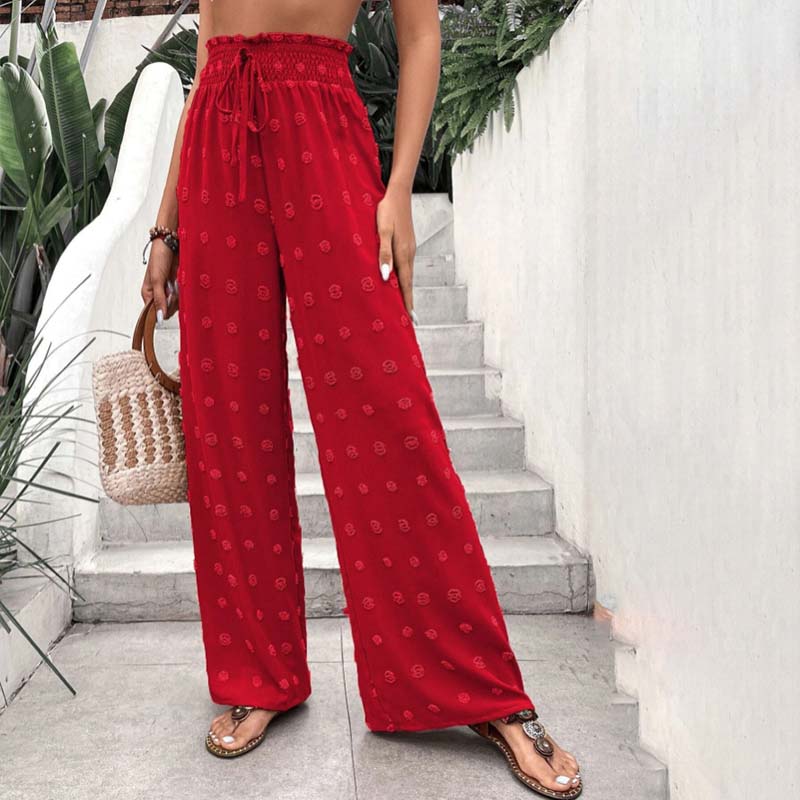 Casual Wide Leg Trousers