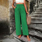 Solid Colour Casual Trousers