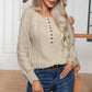 Casual Cable Knit Sweater