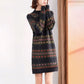 Vintage Ethnic Knitted Dress