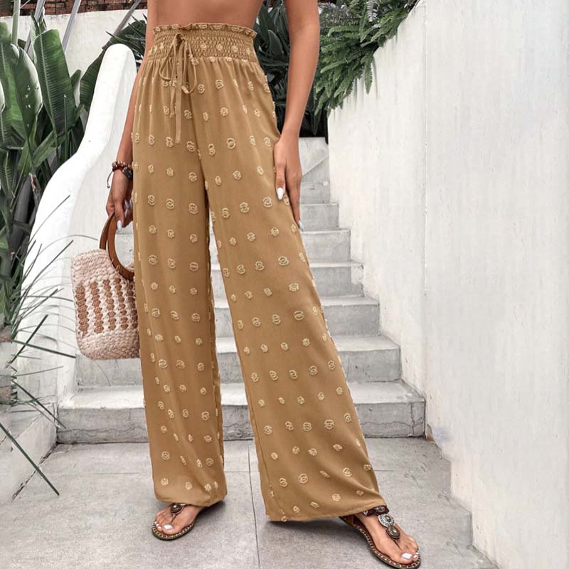 Casual Wide Leg Trousers