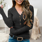 Casual Solid Color Sweater