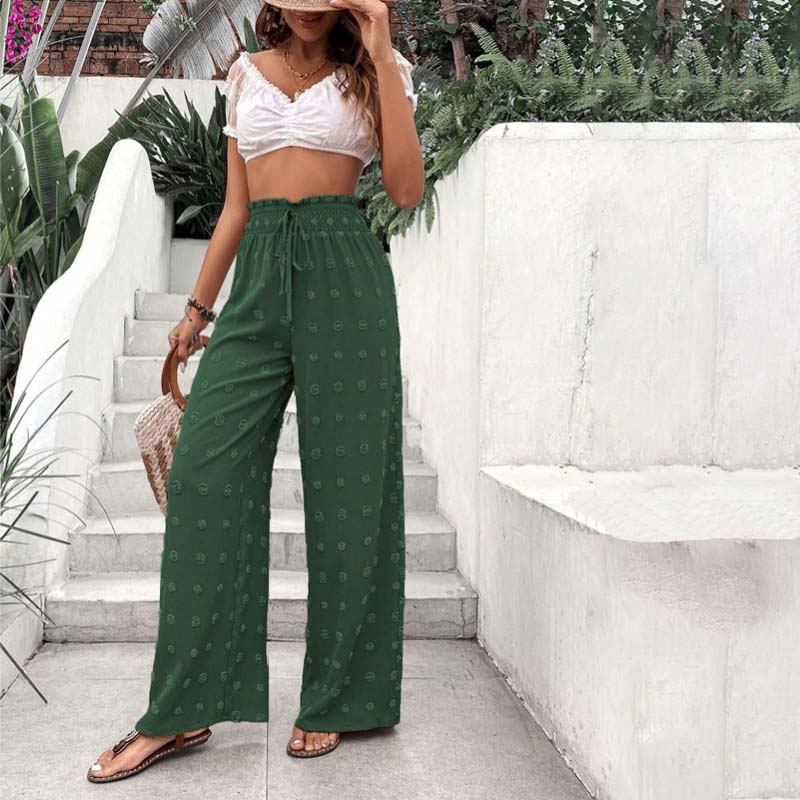 Casual Wide Leg Trousers