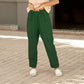 Casual Elastic Waist Pants