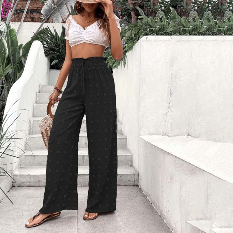 Casual Wide Leg Trousers