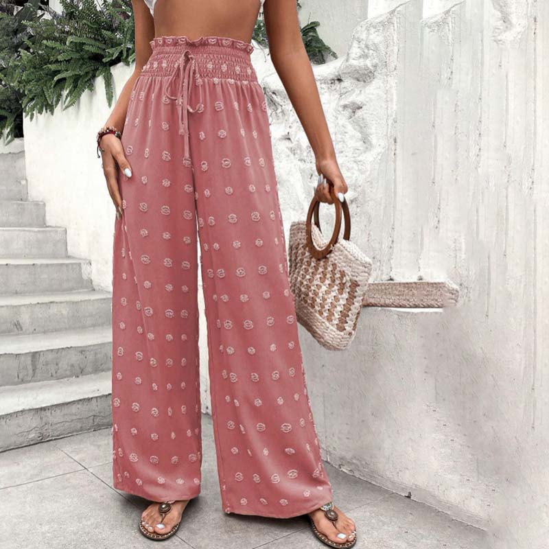 Casual Wide Leg Trousers