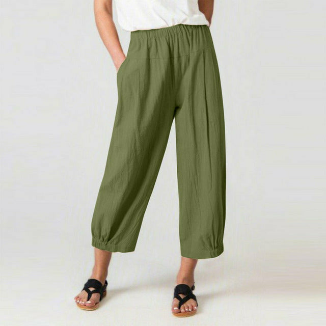 Casual High Waist Harem Pants