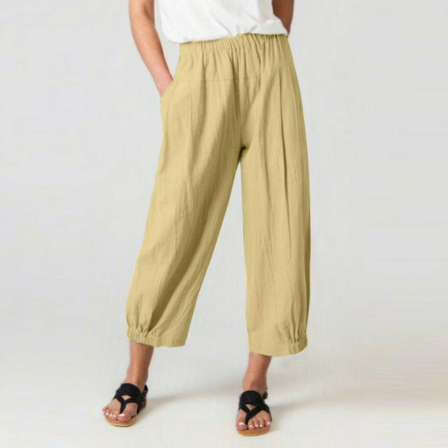 Casual High Waist Harem Pants