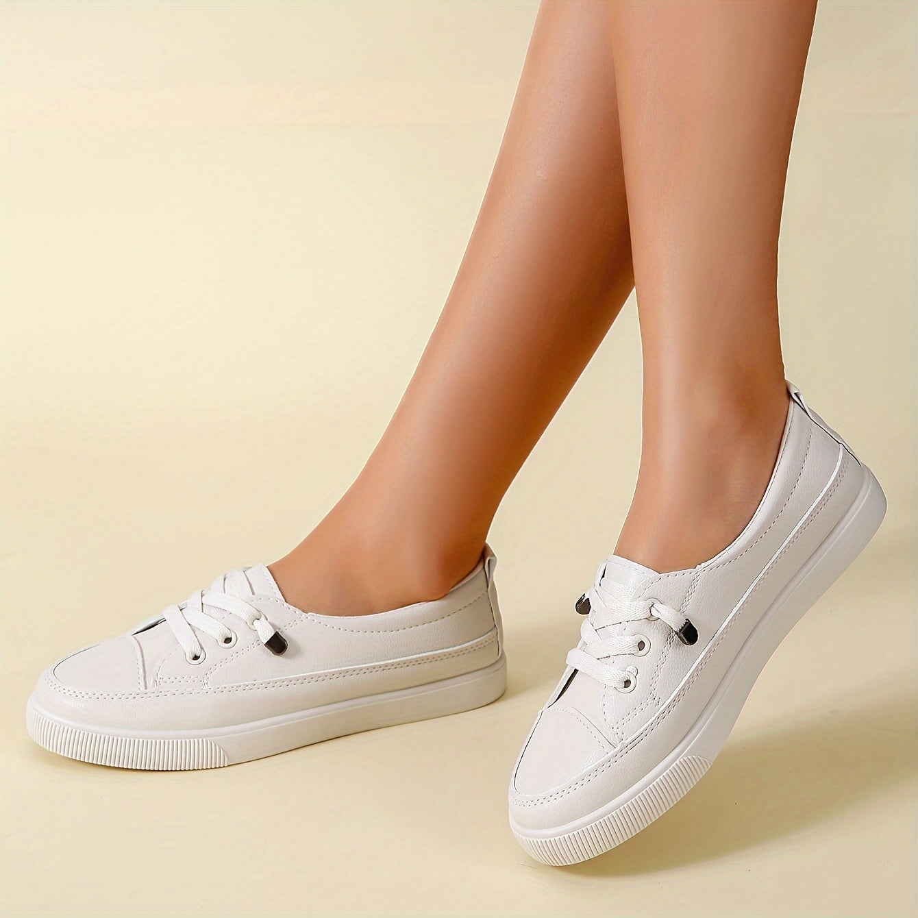 Léa | Slip-On Flat Skate Shoes