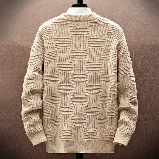 VELVETRON™ JACQUARD KNIT SWEATER