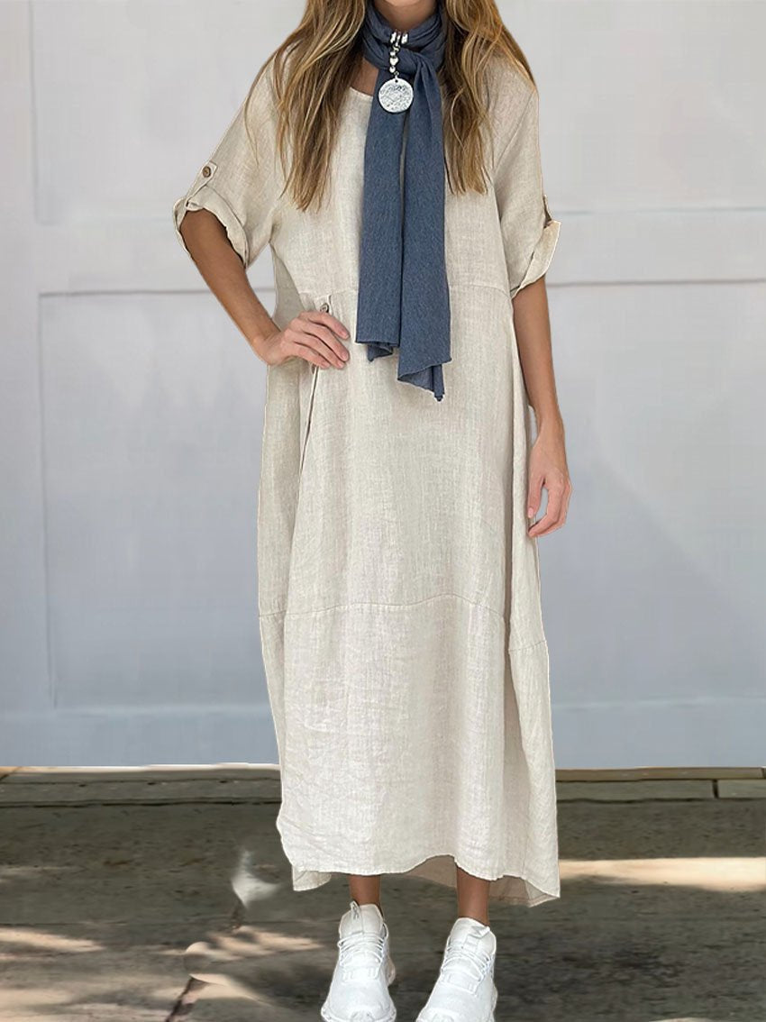 Women's Linen Cotton Dress